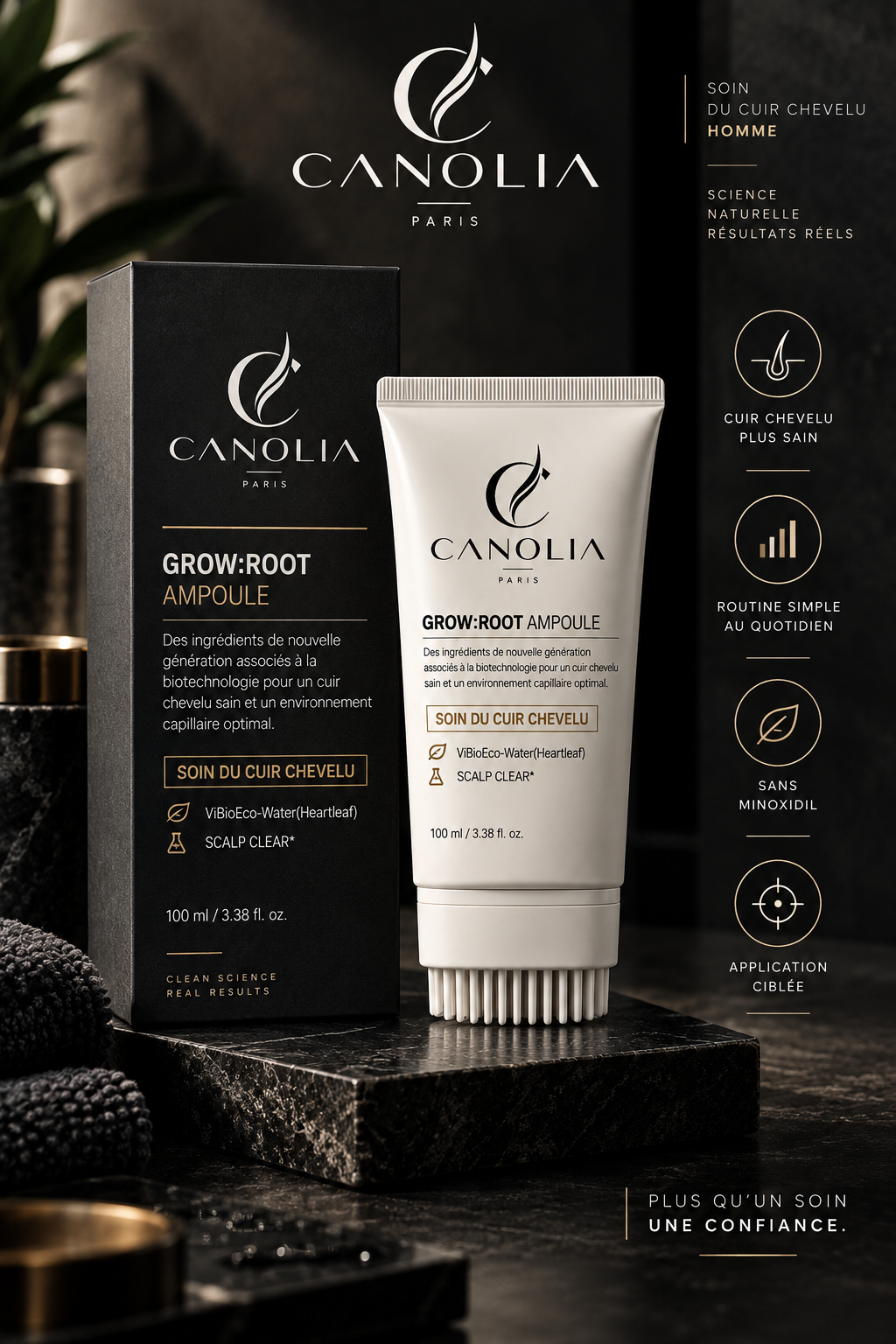 Sérum CANOLIA Soin du Cuir Chevelu